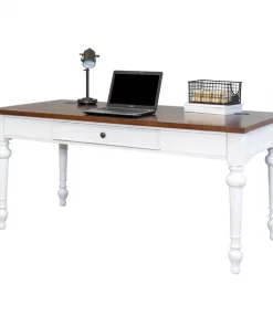 Durham Computer Desk in Weathered White