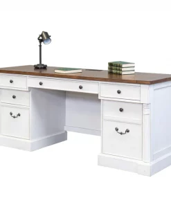 Durham Computer Desk in Weathered White