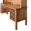 Heritage Computer Credenza Desk in Hickory
