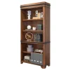Kensington 5 Shelf Open Bookcase in Warm Fruitwood