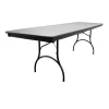 Mitylite Plastic Folding Table, Gray, 30 x 96 In.