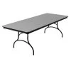 Mitylite Plastic Folding Table, Gray, 36 x 96 In.
