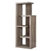 Monarch Specialties Bookcase, 48"H, Dark Taupe Accent Display Unit