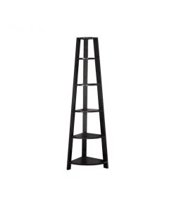 Monarch Specialties Bookcase, 72""H, Espresso Corner Accent Etagere