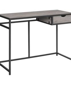 Monarch Specialties Computer Desk, 42"L, Grey, Dark Grey Metal