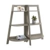 Monarch Specialties Bookcase Accent Etagere - 48"H / Dark Taupe