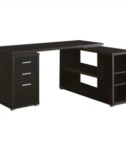 Monarch Specialties COMPUTER DESK - ESPRESSO LEFT OR RIGHT FACING CORNER