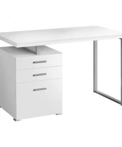 Monarch Specialties COMPUTER DESK - 48"L / WHITE LEFT OR RIGHT FACING