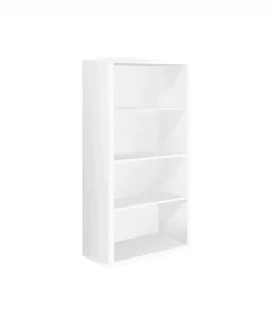 Monarch Specialties BOOKCASE - 48"H / WHITE WITH ADJUSTABLE SHELVES