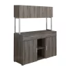Monarch Specialties OFFICE CABINET - 48"L / DARK TAUPE STORAGE CREDENZA