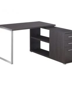 Monarch Specialties COMPUTER DESK - GREY LEFT OR RIGHT FACING CORNER