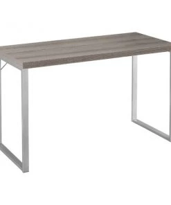 Monarch Specialties COMPUTER DESK - 48"L / DARK TAUPE / SILVER METAL