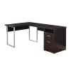 Monarch Specialties COMPUTER DESK - 80"L / ESPRESSO LEFT OR RIGHT FACING
