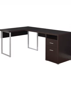 Monarch Specialties COMPUTER DESK - 80"L / ESPRESSO LEFT OR RIGHT FACING