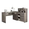Monarch Specialties COMPUTER DESK - DARK TAUPE LEFT OR RIGHT FACING CORNER