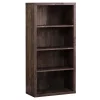 Monarch Specialties BOOKCASE - 48"H / BROWN RECLAIMED WOOD-LOOK/ ADJ. SHELVES