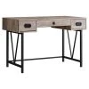 Monarch Specialties COMPUTER DESK - 48"L / TAUPE RECLAIMED WOOD / BLACK METAL