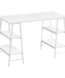 Monarch Specialties COMPUTER DESK - 48"L / WHITE / WHITE METAL