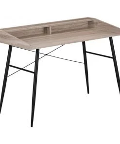 Monarch Specialties COMPUTER DESK - 48"L / DARK TAUPE / BLACK METAL