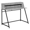 Monarch Specialties COMPUTER DESK - 48"L / GREY STONE-LOOK / BLACK METAL