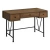 Monarch Specialties Computer Desk - 48"L / Walnut / Black Metal