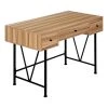 Monarch Specialties Computer Desk - 48"L / Light Reclaimed Wood-Look / Black Metal