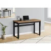 Monarch Specialties COMPUTER DESK - 48"L / RECLAIMED WOOD / ADJ.HEIGHT/ BLACK