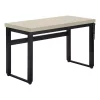 Monarch Specialties Computer Desk - Adjustable Height /48"L / Modern Taupe / Black