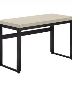 Monarch Specialties Computer Desk - Adjustable Height /48"L / Modern Taupe / Black
