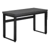 Monarch Specialties Computer Desk - Adjustable Height / 48"L / Modern Grey / Black