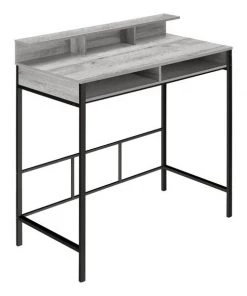 Monarch Specialties Computer Desk - Standing Height / 48"L / Grey / Black