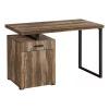 Monarch Specialties Computer Desk Left or Right Facing - 48"L / Brown Reclaimed-Look