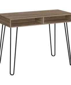 Monarch Specialties Computer Desk - 40"L / Dark Taupe / Black Metal