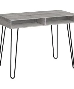Monarch Specialties Computer Desk - 40"L / Grey / Black Metal