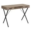 Monarch Specialties Computer Desk - 42"L / Dark Taupe / Black Metal
