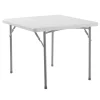 National Public Seating NPS 36" x 36" Heavy Duty Folding Table, Speckled Gray