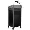 Oklahoma Sound Greystone Lectern with Sound, Charcoal