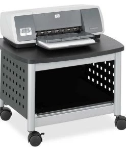 Safco Machine Stand, Under Desk, 20-1/4"x16-1/2"x14-1/2", Black