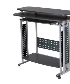 Safco Standing Desk, Box 1/2, 47-1/4"x20"x43-1/4", BK