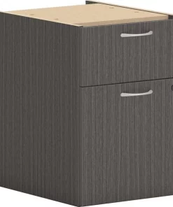 Hon Pedestal, Hanging, B/F, 15"x20"x20", Slate Teak