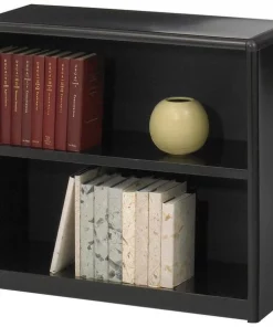 Safco BOOKCASE, 2 SHELF, BK