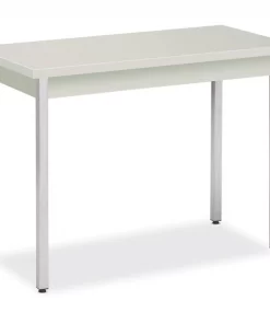 Hon Utility Table, Metal, 40"x20"x29", Loft Top/Chrome Legs