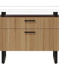 Safco Lateral File Base, Box 2/2, Mirella, 36"x20", Sand Dune