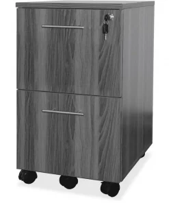 Mayline Mobile F/F Pedestal, 18"x15-1/2"x26-3/4, Gray Steel