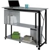 Safco Standing Desk, Mobile, Box 2/2, 53-1/4"x21-3/4"x42-1/4", GY