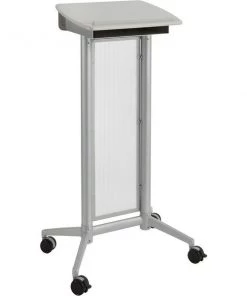 Safco Impromptu Lectern, 26-1/2"x18-3/4"x46-1/2", Gray