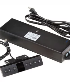 Safco Control Box, f/Medina Height-Adj Desk, Black