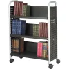 Safco CART, BOOK, SINGLE SIDED, BK
