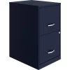 Lorell File Cabinet, F/F, 2-Drawer, Steel, 14-1/4"x18"x24-1/2", NY