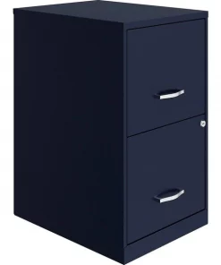 Lorell File Cabinet, F/F, 2-Drawer, Steel, 14-1/4"x18"x24-1/2", NY